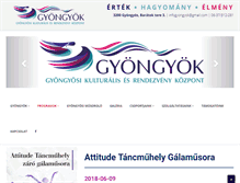 Tablet Screenshot of gyongyok.com